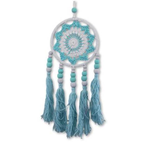 7333823 - Etnico atrapasueño 12 cm round color 5 light blue