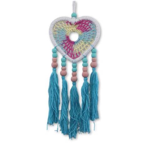 7333825 - Etnico atrapasueño 16 cm heart color 1 rainbow