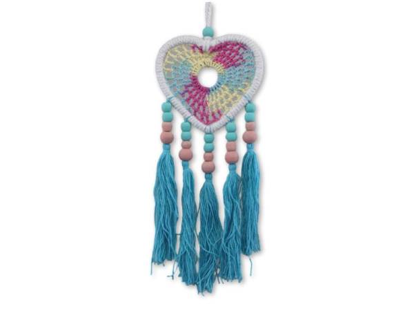 7333825 - Etnico atrapasueño 16 cm heart color 1 rainbow