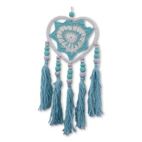 7333829 - Etnico atrapasueño 16 cm heart color 5 light blue