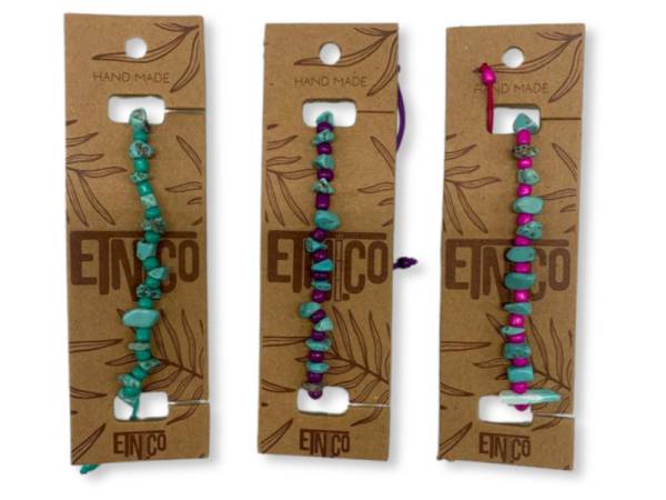 7333989 - Etnico bracelet nat cuentas turquesa 8