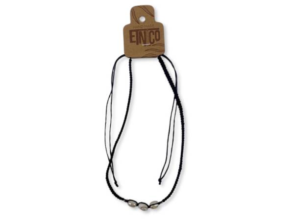 7334000 - Etnico necklace nat caracola perla cordon ancho