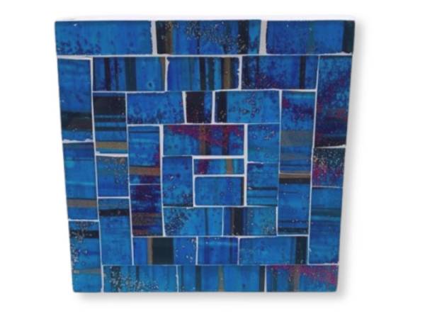 7334071 - Etnico posavasos cristal cuadrado n 5 10.3cm