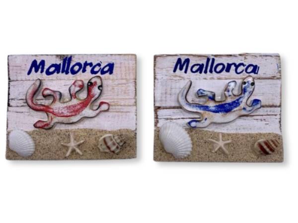 7334109 - Etnico iman gecko madera mallorca