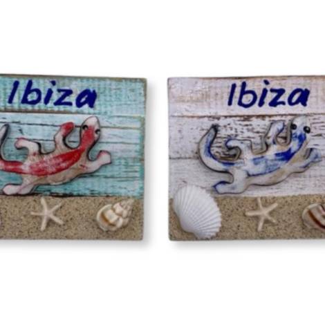 7334119 - Etnico iman gecko madera ibiza