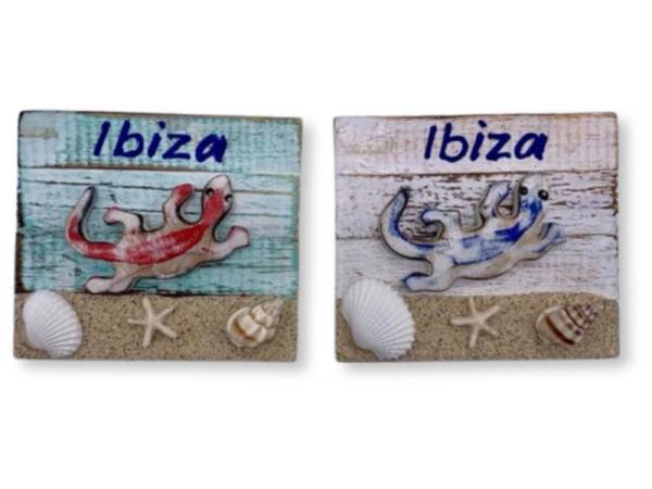 7334119 - Etnico iman gecko madera ibiza