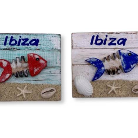 7334122 - Etnico iman espina madera ibiza