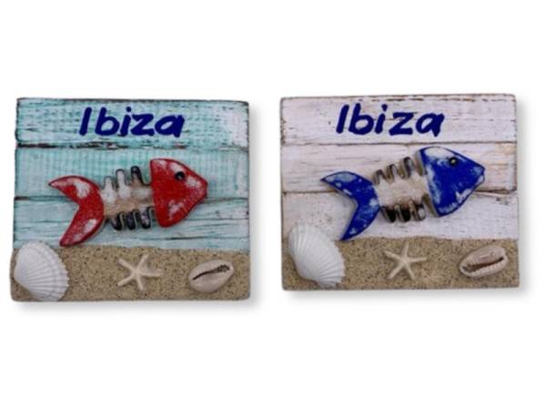 7334122 - Etnico iman espina madera ibiza