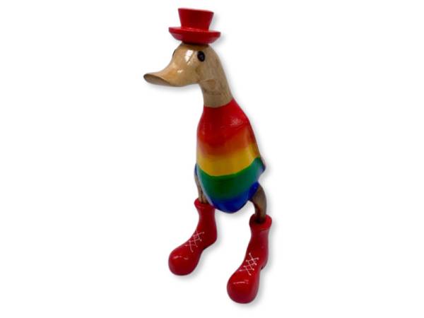 7334261 - Etnico pato madera 35 cm lgtb