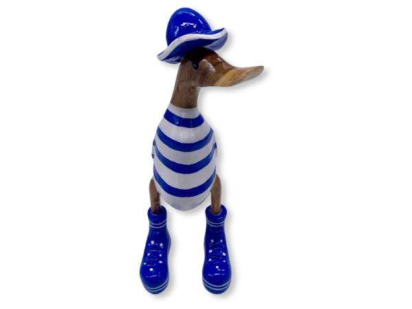 7334262 - Etnico pato madera 35 cm marinero