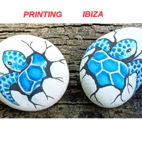 7334367 - Etnico iman piedra tortuga ibiza