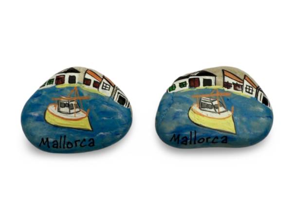 7334371 - Etnico iman piedra llaut cabina mallorca