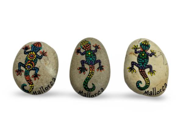 7334377 - Etnico iman piedra gecko puntos mallorca