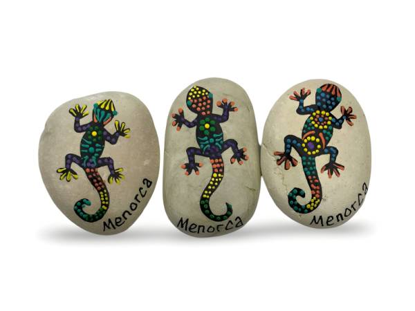 7334378 - Etnico iman piedra gecko puntos menorca