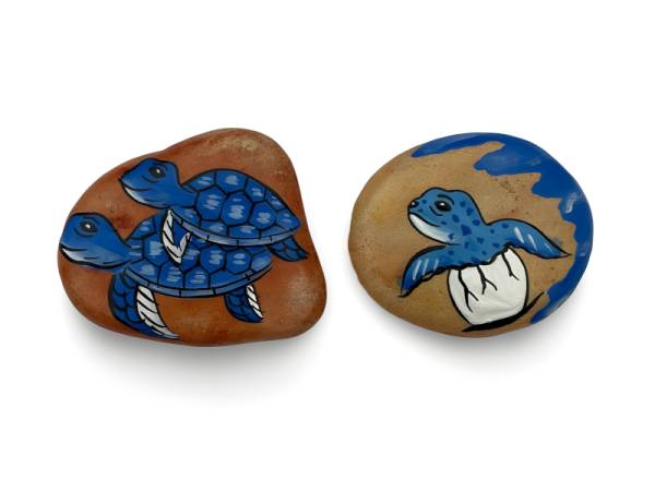 7334389 - Etnico iman piedra tortuga