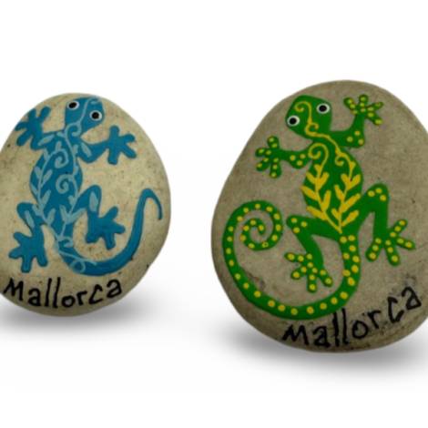 7334390 - Etnico iman piedra lagarto mallorca