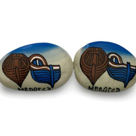 7334423 - Etnico iman piedra barcas menorca