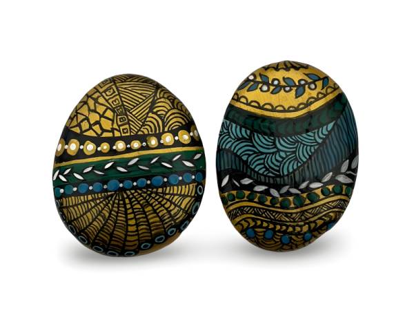 7334497 - Etnico iman piedra azules