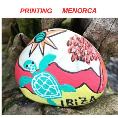 7334511 - Etnico iman piedra tortuga estrella menorca