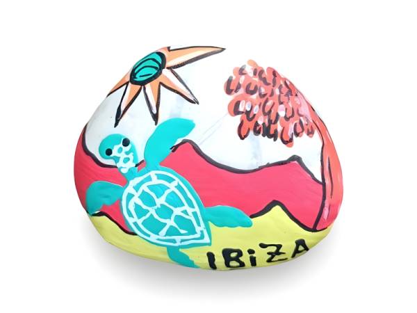 7334512 - Etnico iman piedra tortuga estrella ibiza