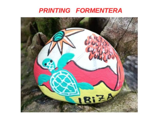 7334513 - Etnico iman piedra tortuga estrella formentera