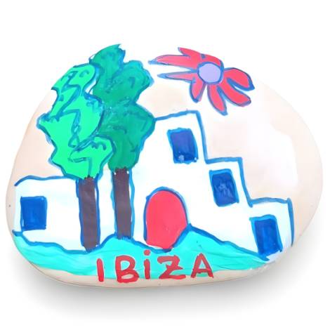 7334521 - Etnico iman piedra casita ibiza