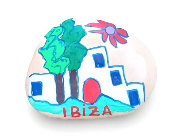 7334521 - Etnico iman piedra casita ibiza