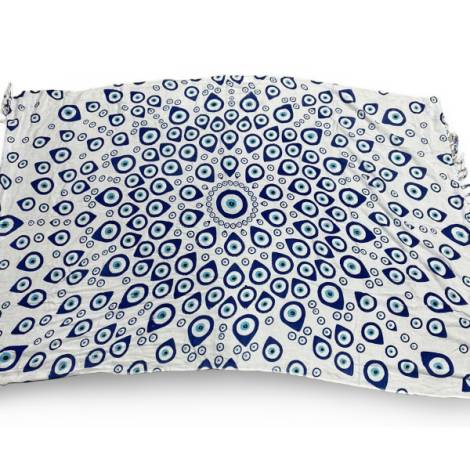 7334727 - Etnico pareo ojo 3 colores 120x180cm 100% viscosa