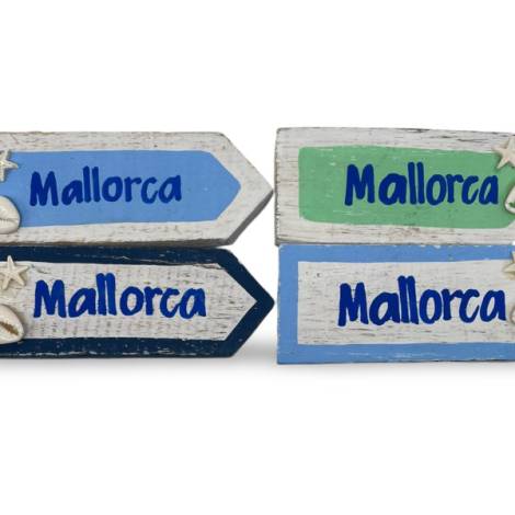 7334817 - Etnico iman madera letrero Mallorca