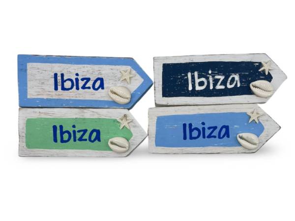 7334819 - Etnico iman madera letrero Ibiza