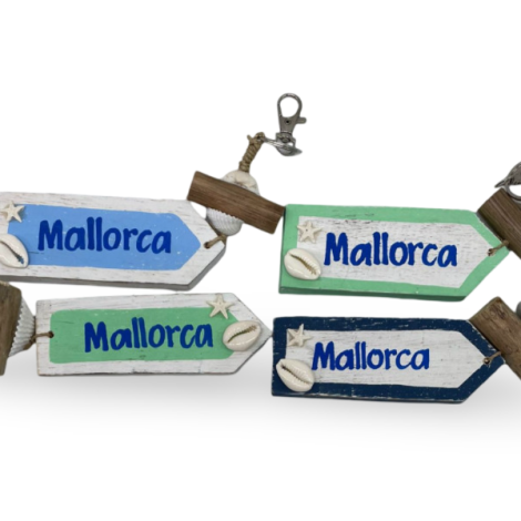 7334821 - Etnico llavero madera letrero Mallorca