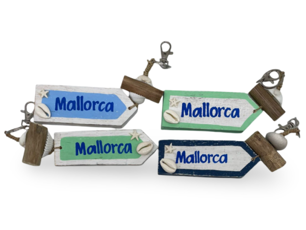 7334821 - Etnico llavero madera letrero Mallorca