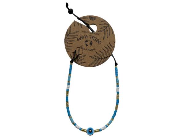 7334838 - Etnico pulsera tobillera ojo color 2