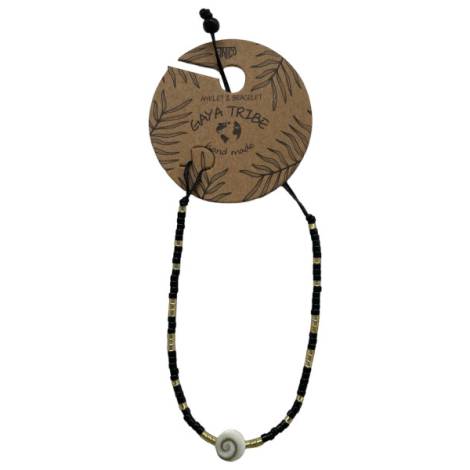 7334849 - Etnico pulsera tobillera concha color 1