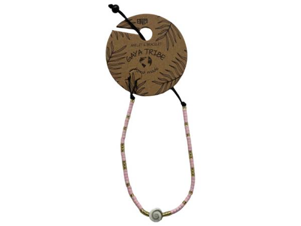 7334853 - Etnico pulsera tobillera concha color 5