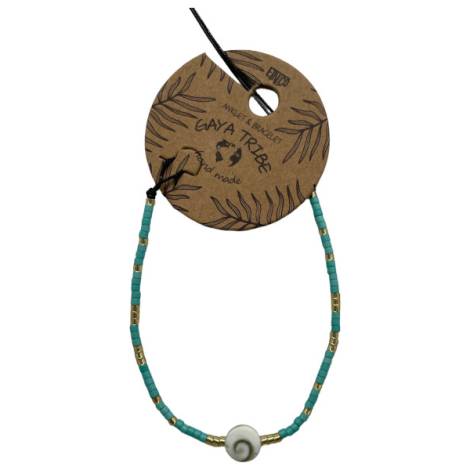 7334857 - Etnico pulsera tobillera concha color 9