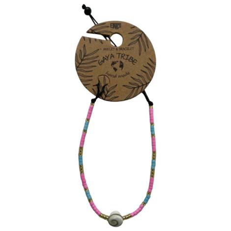 7334860 - Etnico pulsera tobillera concha color 12