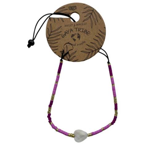 7334863 - Etnico pulsera tobillera corazón color 3