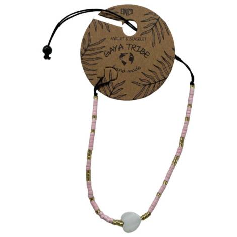7334865 - Etnico pulsera tobillera corazón color 5
