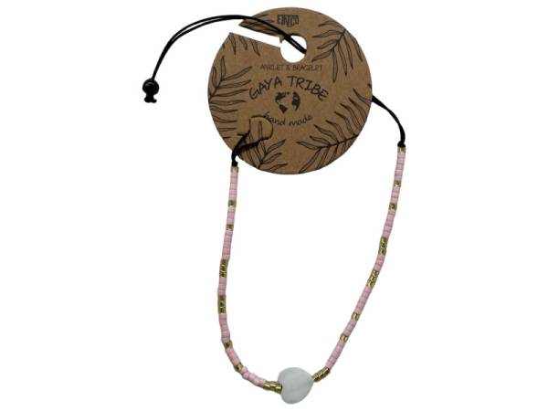 7334865 - Etnico pulsera tobillera corazón color 5