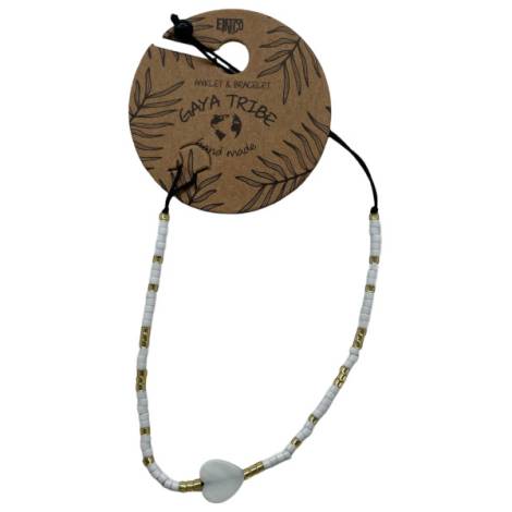 7334866 - Etnico pulsera tobillera corazón color 6