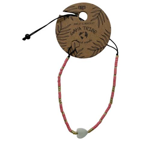 7334868 - Etnico pulsera tobillera corazón color 8
