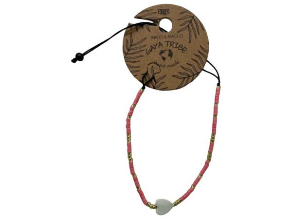 7334868 - Etnico pulsera tobillera corazón color 8