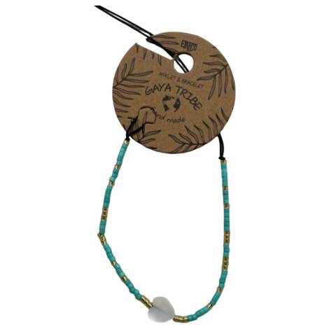 7334869 - Etnico pulsera tobillera corazón color 9