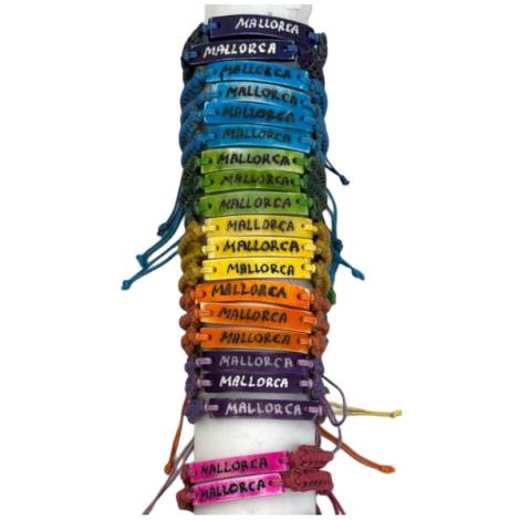 7334909 - Etnico Pulsera mallorca hueso colors vir tube