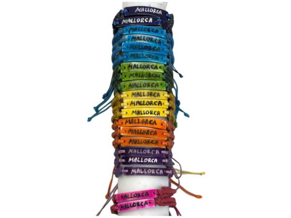 7334909 - Etnico Pulsera mallorca hueso colors vir tube