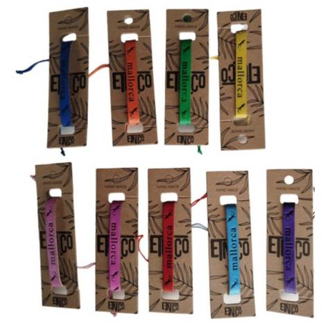 7334915 - Etnico pulsera mallorca piel colors gecko ham cardboard