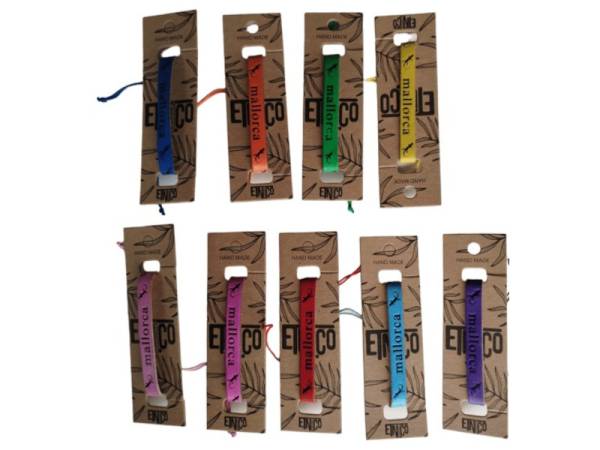 7334915 - Etnico pulsera mallorca piel colors gecko ham cardboard