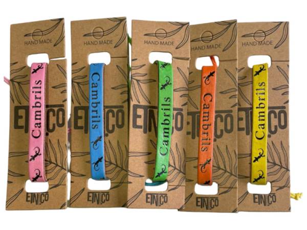 7335066 - Etnico Pulsera piel lagarto colores Cambrils