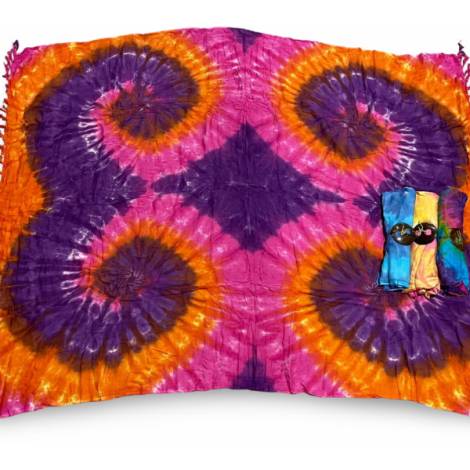 7335078 - Etnico pareo 6 colores 120x180cm 100% viscosa pintado